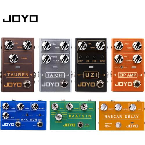 JOYO R-1 Guitar Accessories Tauren Overdrive Taichi Maximum With Wide Range Of High-Gain Pedal Effect for Electric Guitar Pedal