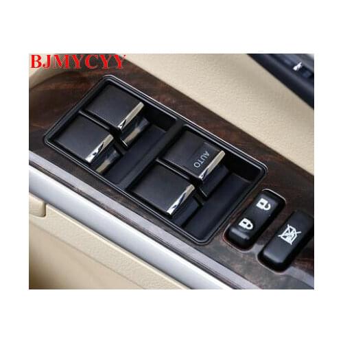 BJMYCYY Car window lift switch decoration sequins for Toyota Camry 2015 auto accessories car styling
