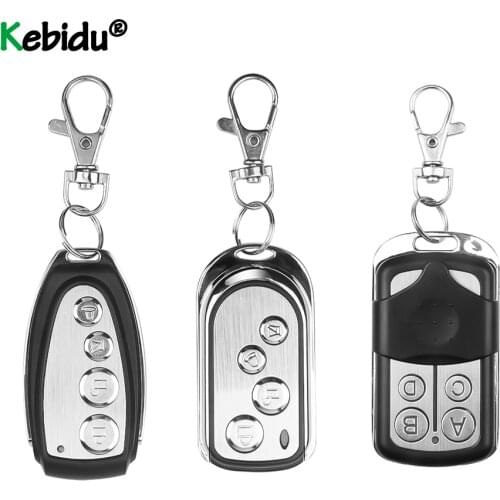 Portable Cloning Remote Control Mini 433MHz Electric Copy Controller 4 Button Wireless Transmitter Switch Duplicator Garage Door