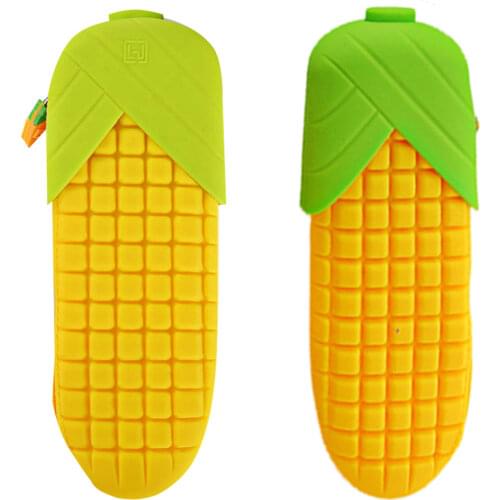 Fashion Simulation Corn Pencil Case Kawaii Style Office Accessories Stationery School Students Learning Supplies Gift Boxes