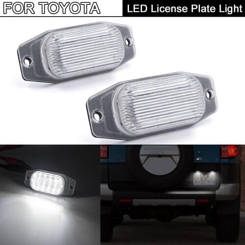 LED License Plate Light For Toyota Land Cruiser Land Cruiser 1991-1997& FJ Cruiser 2007-2014,For Lexus LX450 1996-1998