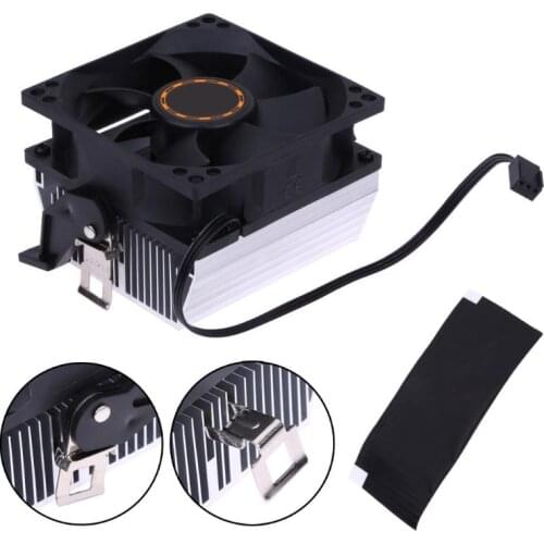 Silent CPU Cooling Fan Heatsink Radiator Cooler for AMD754 939 940 AMD Athlon64 5200+ Computer Cooling Fan System