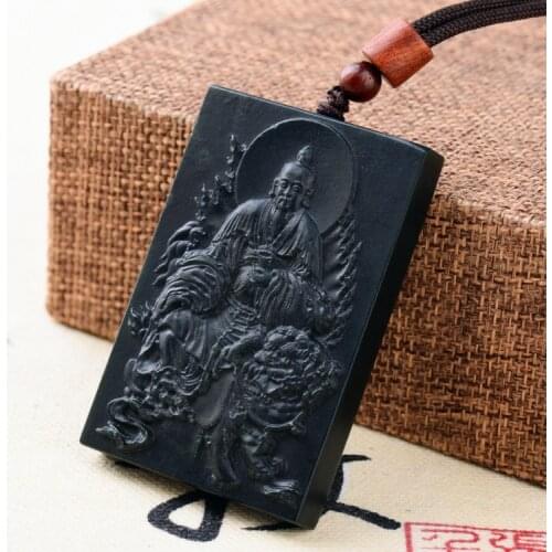 Kaiguang Taoist jewelry, Hetian jade pendant Taiyi saves kutianzun necklace, Taoist Amulet Pendant