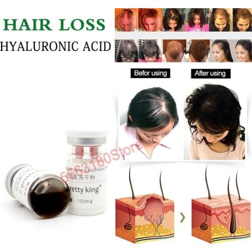 Hair Growth Hyaluronic Acid Keratin Liquid Thickening Hair Growing Liquid For Hyaluron Pen Microneedling Treatment Hair Loss