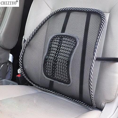 1pc Health Car Seat Office Chair Massage Back Lumbar Support Mesh Ventilate Cushion Pad Black Mesh Back Breathable Cushion