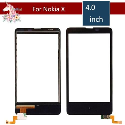 4.0" For Nokia Lumia X Dual SIM A110 RM-980 LCD Touch Screen Digitizer Sensor Outer Glass Lens Panel Replacement