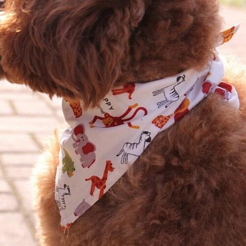 5 Colors Optional Pet Dog Scarf Collar Puppy Cat Bandana Decoration Neckerchief 60cm Dogs Scarf