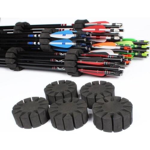 6pcs/Lot Archery Arrow Holder EVA Foam Round Rack 12 Arrows Separator Quiver Protection Spliter Shelf Bow Hunting Shooting