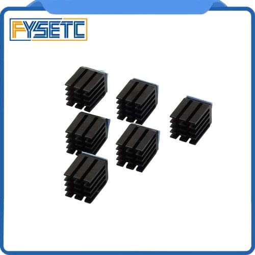 20pcs/lot StepStick Heat Sink Cooler Aluminum Heat Dissipation Suitable For DRV8825/A4988/TMC2100/TMC2208/TMC2130 Mendel