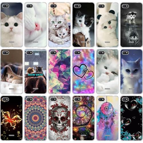 For Xiaomi Redmi 6A Case Cover Soft Silicone Cartoon Phone Case Cover For Xiomi Redmi 6A 6 A A6 Coque Back Fundas Redmi 6A Cases