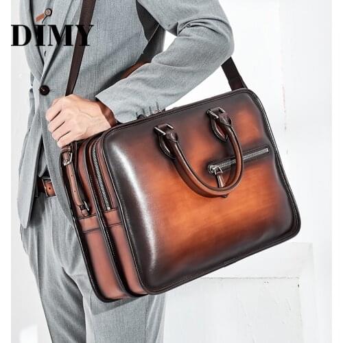 Мужские кожаные портфели Dimy China At AliExpress