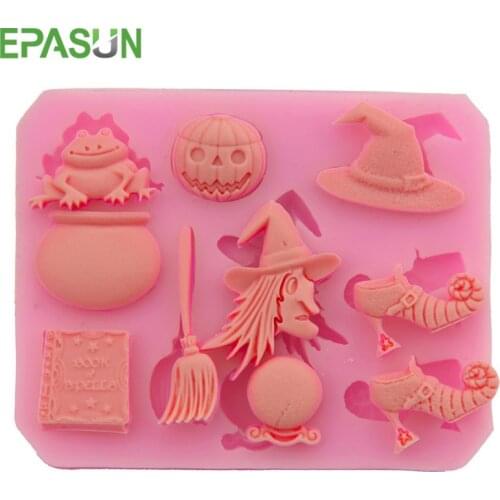 All Hallows' Day Soap Mold 3D Silicone Cake Decorating Pumpkin Day Decoration Diy Soap Making Chocolate Sugarcraft