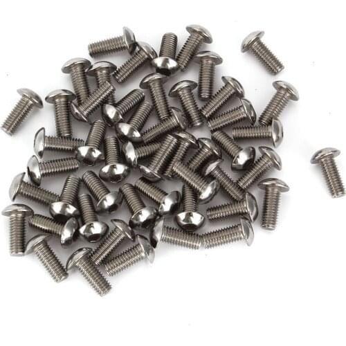 Stainless Steel M5 x 12MM Metric Hex Socket Head Cap Screw Bolts Fasteners Pack Of 50