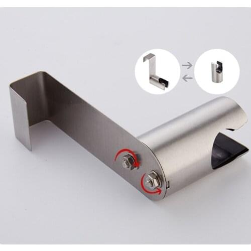 Bidet Spray Heads Attachment Toilet Tank Shower Head Holder Stainless Steel Free Nail Bidet Hook Holder