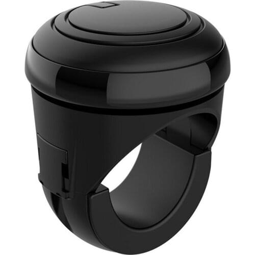 NEW Turning Steering Wheel Spinner Knob 360 Degree Rotation Metal Bearing Power Handle Ball Shaped Booster Universal Fit Black