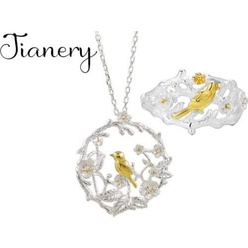 New Arrivals Fashion Long Bird Necklaces Pendant Jewelry Sets for Women Wedding Statement Jewelry