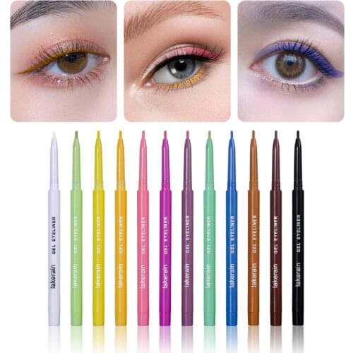 Professional Color Eyeliner Waterproof Quick-drying Eye Liner Non-smudge Smooth Liquid Eyeliner Lady Makeup Maquillaje TSLM1