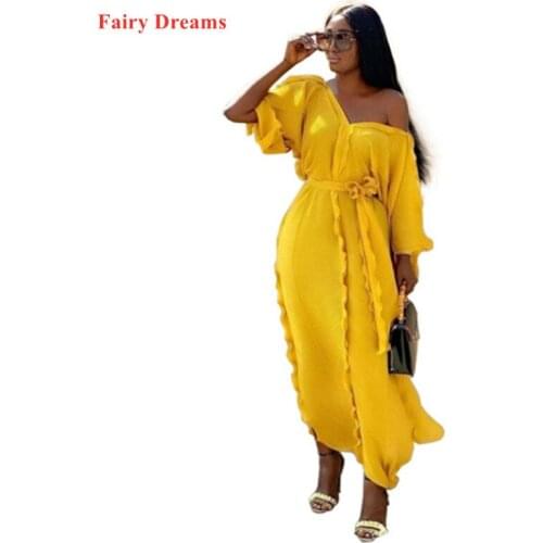 Sexy Maxi Dress African Clothes For Women Bandage Long Dresses Yellow Green Blue Orange Pink Red Robe Femme Vestido Africano