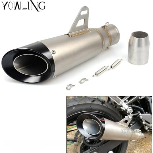 Universal Inlet 35-51mm Modified Motorcycle Exhaust Pipe Muffler Exhaust Mufflers for 200 390 690 990 ADVENTURE 1050