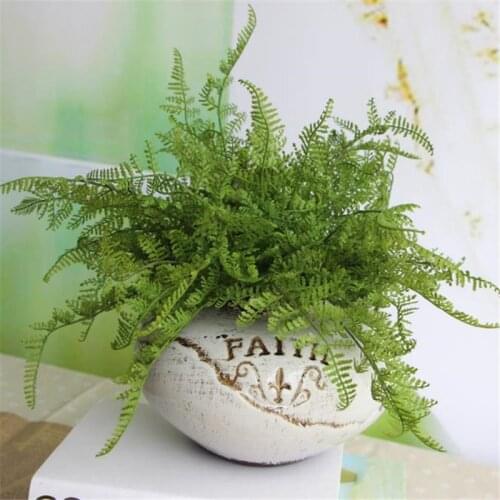 High quality artificial plant fern simulation plant leaf creative plastic green plant home bedroom wedding new year decoration