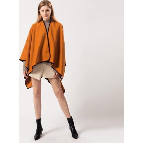 Thickening Women New Solid Poncho Shawls Wraps Ladies Pashmina Shawl Thickening Travel Scarf Stoles Warm Ponchos Capes 750g