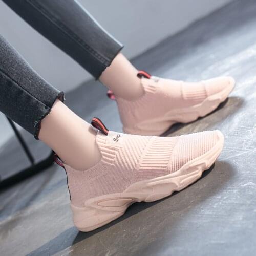 2021 Fashion Womens Platform Sneakers Women Shoes Korean Casual Chunky Sport Shoes White Vulcanized Tennis Female Basket Femme