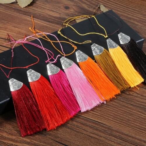 1Pc Multicolor Polyester Silk Tassels Hanging Curtains For Sewing Curtain Holder Pour Salon Pendant Accessories Decoration