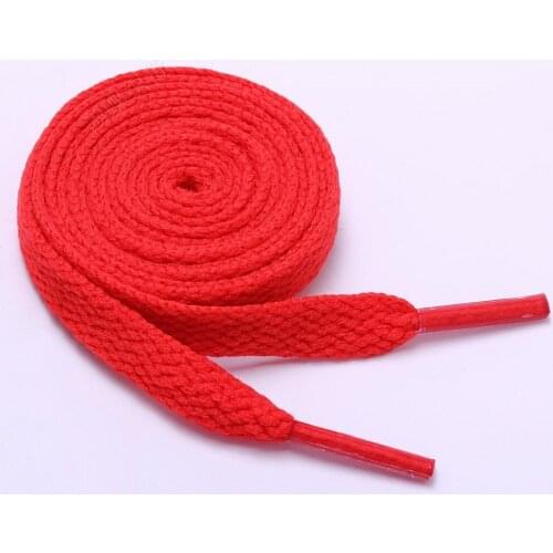 1pcs Flat Polyester Shoelace Coloured Bootlace Sports Shoe Sneakers Shoe Laces Rope Unisex Adult Kids Elastic Running Athletic