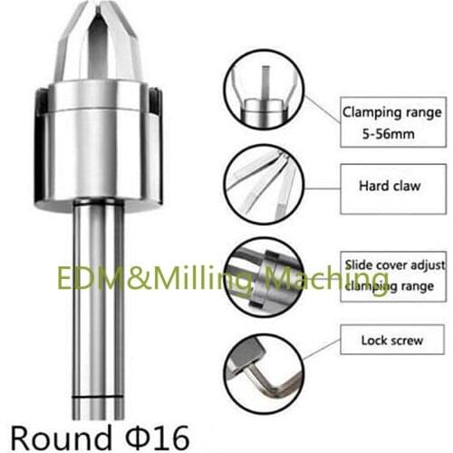 1PC High Quality CNC Lathe Puller Automatic Lathe Feeder Pulling Claw Clamp Round Handle 16mm DURABLE New