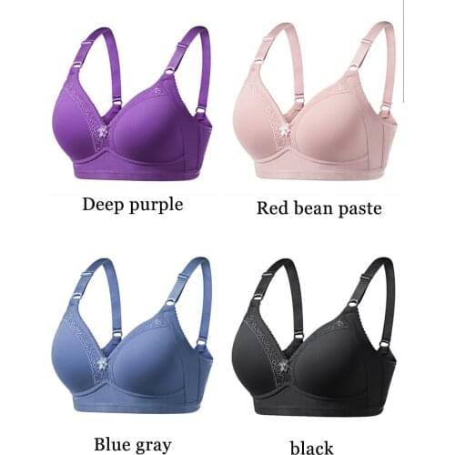 3 Pcs Plus Size Comfortable Women Bra Thin Padded Lingerie Female Wireless Underwear Brassiere Bralette Bh Tops A B C Cup