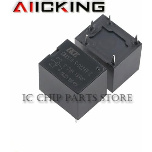 5pcs/lot HKE Auto relay CMA51H-S-DC24V-C 5PIN 5V T74/20A 100% new original relay in stock