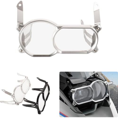 Aluminum Motorcycle Headlight Guard Clear Light Screen Protective Cover for R1200GS/Adventure for R1250GS/ADV