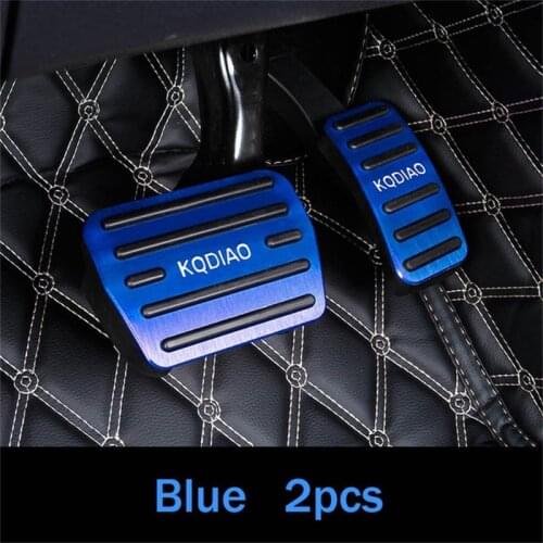 Aluminum Alloy Auto Parts Car Accelerator Pad Gas Brake pedal Clutch Pedal AT For Skoda Kodiaq 2016 2017 2018 Non Slip Plate