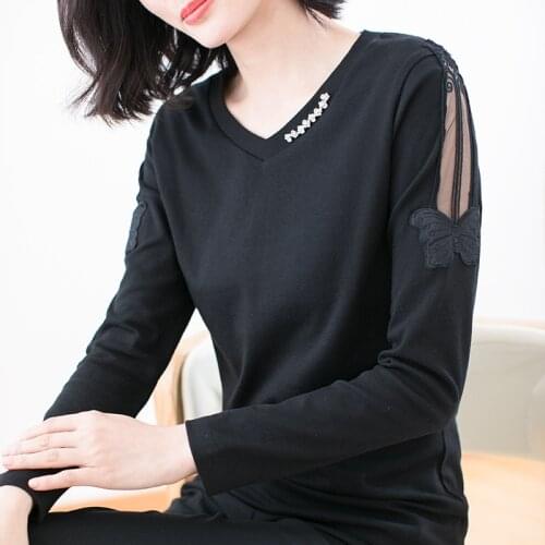 Blusas Mujer De Moda 2020 Lace Hollow Out Patchwork Cotton Shirt Women Tops Long Sleeve Blouses Woman Clothes Chemisier Femme