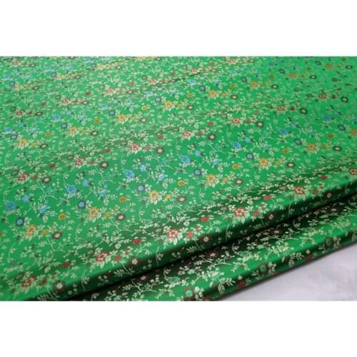 CF599 Forals Pattern Chinese Style Silk Brocade Jacquard Fabric Chinese Wedding Clothes Cushion Pillow Handbag DIY Materials