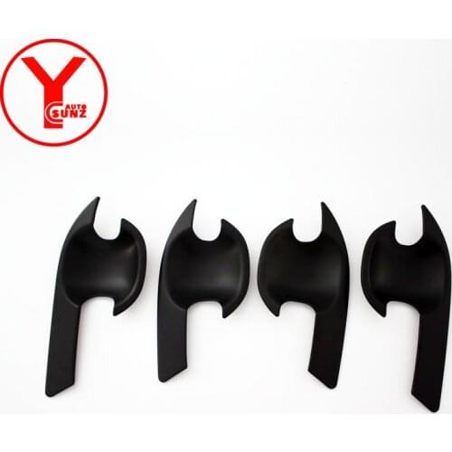 Black door handle bowl covers For toyota rush 2018 ABS car styling parts auto stickers accessories For Toyota Rush 2018 YCSUNZ
