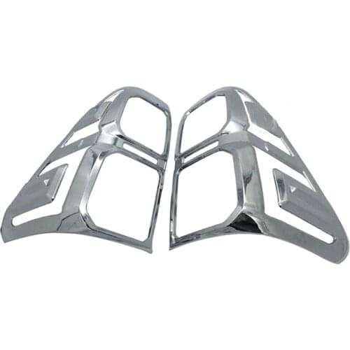 For Toyota Hilux Revo Rocco 2015 2016 2017 2018 2019 ABS Chrome tail lights cover