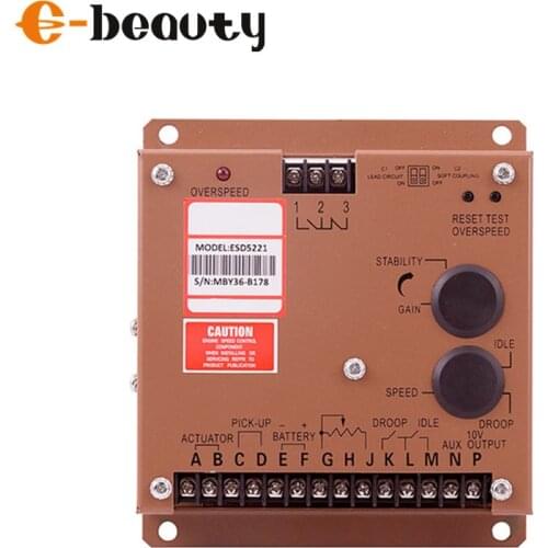 ESD5221 Governor Controller Generator Parts Genset Speed Control Unit