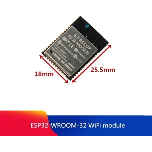 ESP32-WROOM-32 Original WiFi + Wireless Bluetooth Dual-core CPU Module Network Port Top with MCU Low Power Ultra-utility