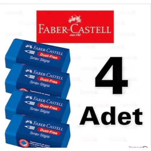 FABER CASTELL EXAM SİLGİSİ BLUE 4 PCS 9556089005258 439607912