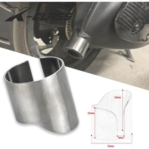 GTS Motorcycle Exhaust Pipe Exhaust Tail Cover Anti-Rust Accessories for Vepsa GTS 150 200 250 300 2013-2016 2017 2018 2019 2020