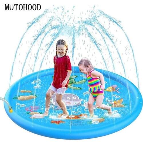 Outdoor Tub Swiming Pool Toys Inflatable Spray Water Pool Summer Kids Play Water Mat Lawn Games Pad Sprinkler Play Toys