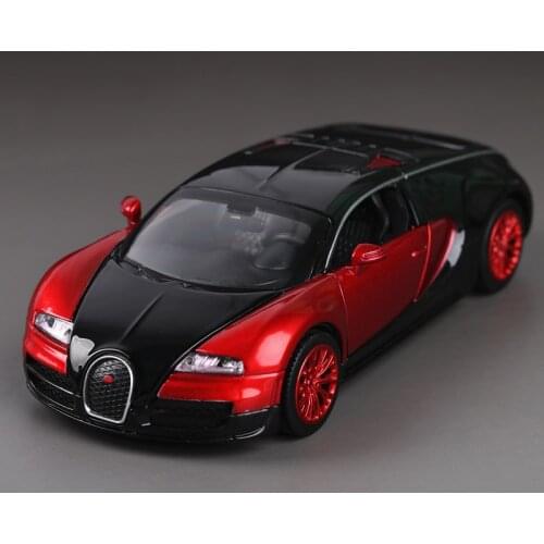 Racing Alloy Car Simulation Acousto-optic Vehicles 1:32 Matal Car Model for Bugatti Veyron Children Classic Cars Toys