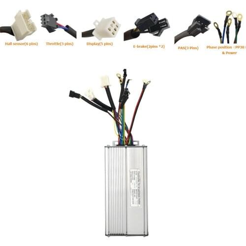 Electric Bicycle Controller 48V 36V 35A for 1500W 1000W Brushless Motor 1500W e bike Controller Electric Bike KT System