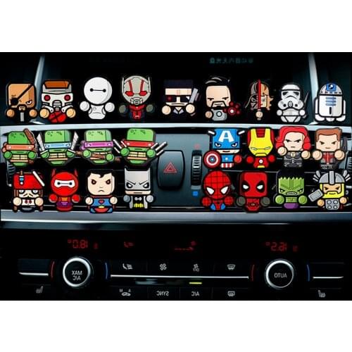 Cartoon Air Freshener Car Perfume Hero Air Condition Vent Outlet Clip Car Styling Accessories Car Decoration Freshener
