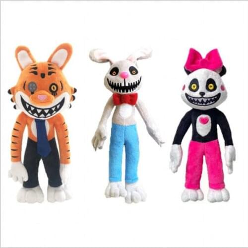 New 28cm Mr. Hopps Playhouse 2 Plush Toys Cute Soft Stuffed Cartoon Rabbit Bunny Mr Hopp Dolls For Kid Birthday Gift