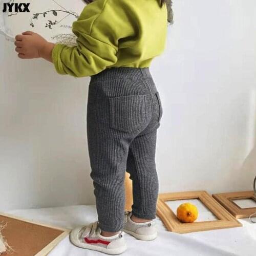 Spring New Boys And Girls Thin Cotton leggings Baby Outer Wear Pants Wild Big pp Childrens Pants Girls Pants