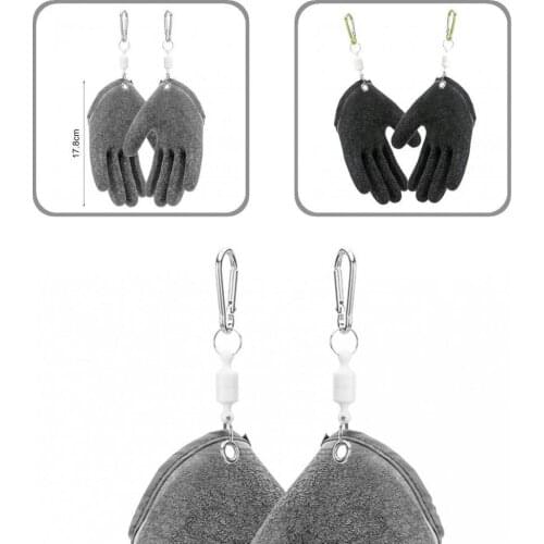 2 Colors 1 Pair Fashion Fisherman Catch Fish Gloves Durable Outdoor Gloves Thickening Household Accessories