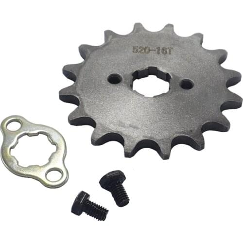 520 16T Tooth 20mm ID Front Engine Sprocket fit Pit Bike ATV Motorcycle part