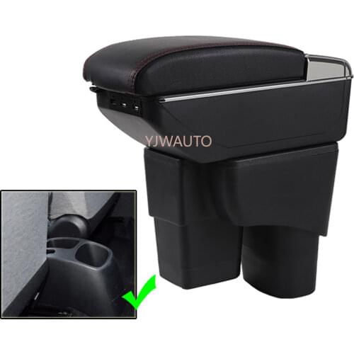 Armrest For Kia Pegas 2017 2018 Center Console Box Car Arm Rest Ashtray Storage Box with CUP Holder